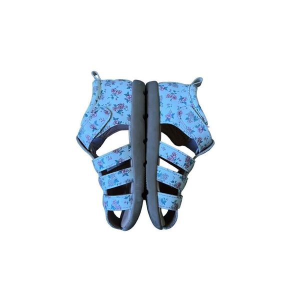 H&M Toddler Girl Summer Sandals size 6 Floral White - Picture 8 of 10